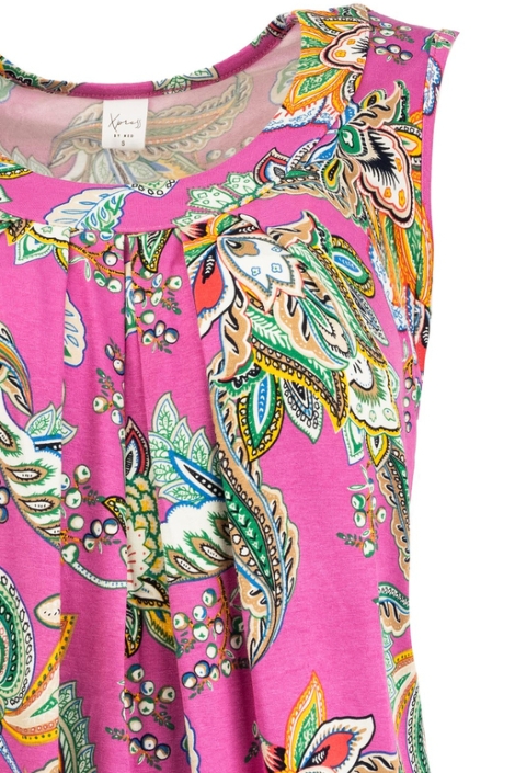 NED dafne sl pink flower paisley tri